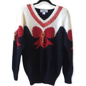 Vintage Larisa Angora Rabbit & Wool Blend Sweater